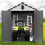 Remise de rangement, remise en plastique 6 * 8Ft