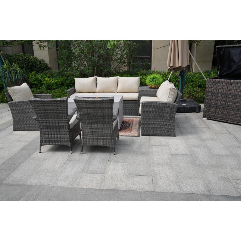 8 - Person Patio Conversation Set with Cushions