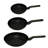 Leo 3Pc NS Fry Pan Set, Dark Grey (8", 10" & 11")