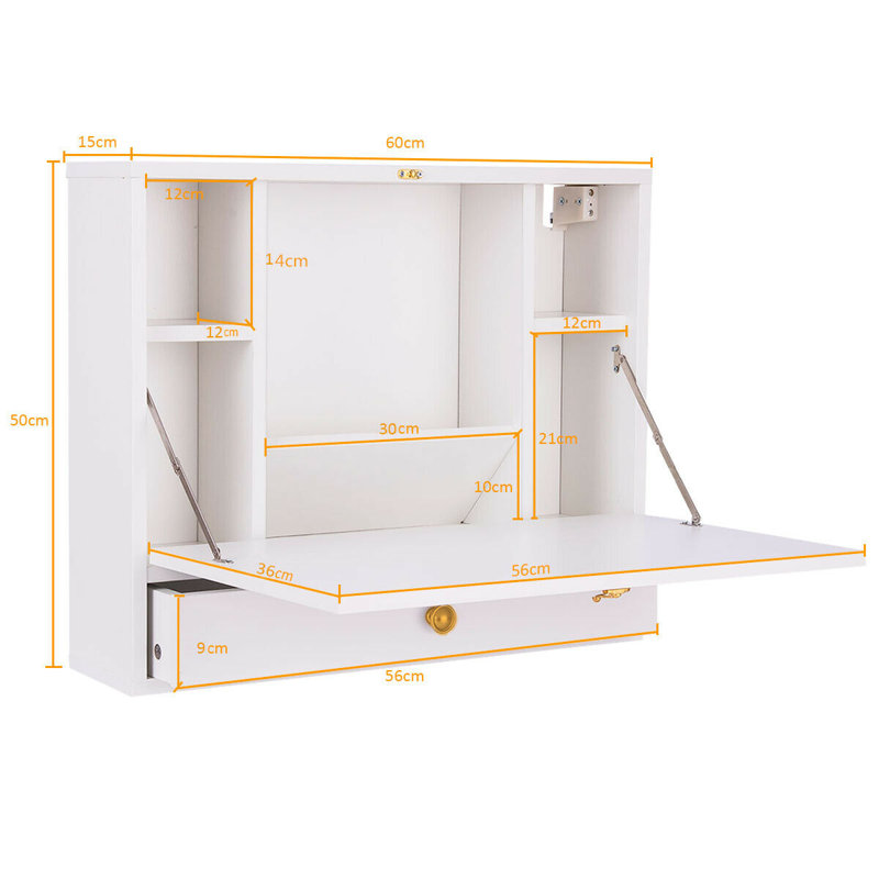 Cabinet Shelving Rack, White