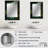 Forest Enchanted Forest Pastoral I - Forest Mirror, Traditional Unique Wall Mirror, Printed Metal Art-1879969598