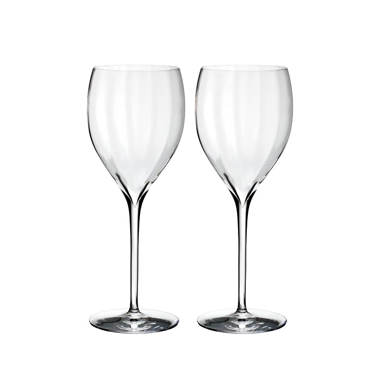 Elegant and Modern Kate Optic Design Wine Glasses - 13 oz Glasses