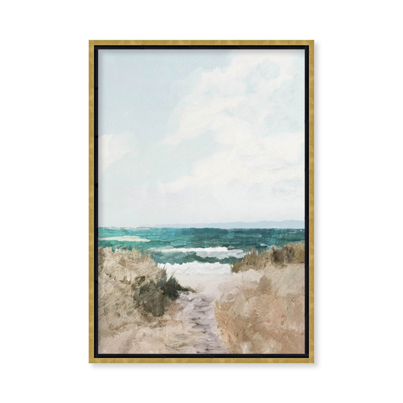 Coastal Retreat Beach Path by Dan Hobday, 40" H x 30" W