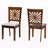 Marley Gray Fabric and Dark Brown Solid Wood Dining Chair, 37.29'' H X 18.37'' W X 17.57'' D-1210573339