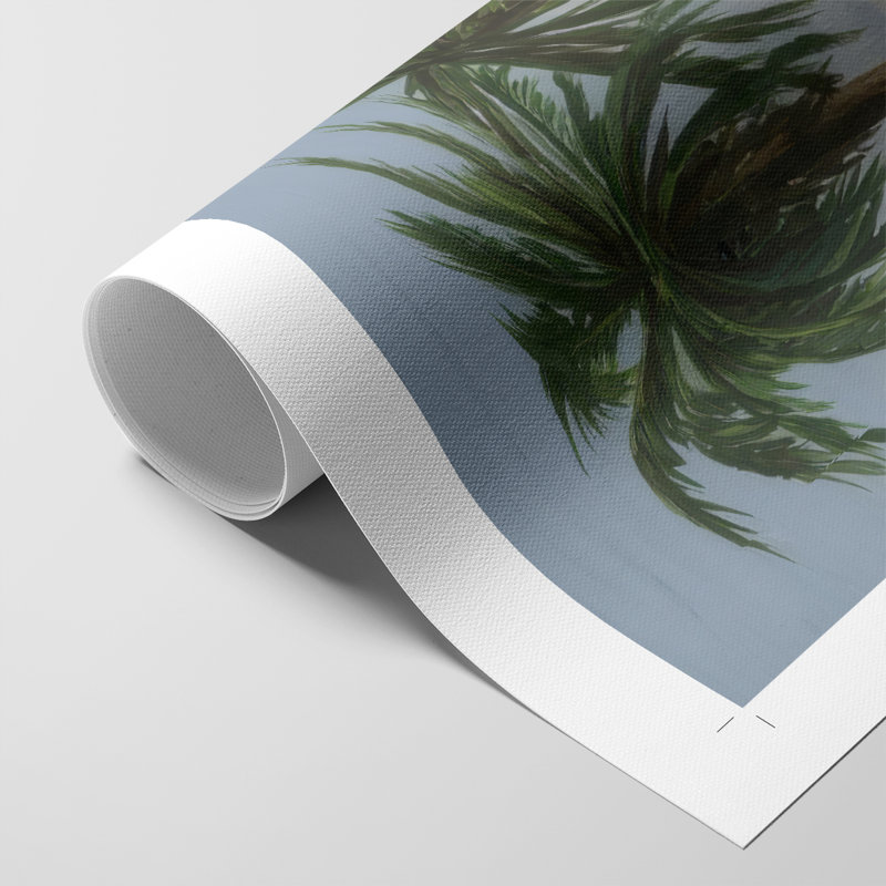 Sunrise Palms II - Impression sur toile seulement - NON CADRE, H 60 po x l 40 po