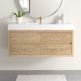 Kaushal 48'' Single Bathroom Vanity with Composite Top