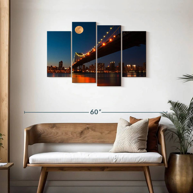 Lilie Moonlit Manhattan Bridge