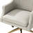 Heeg 47''H Transitional Genuine Leather Swivel Adjustable Height Tilting Executive Chair with High Backrest-121542710