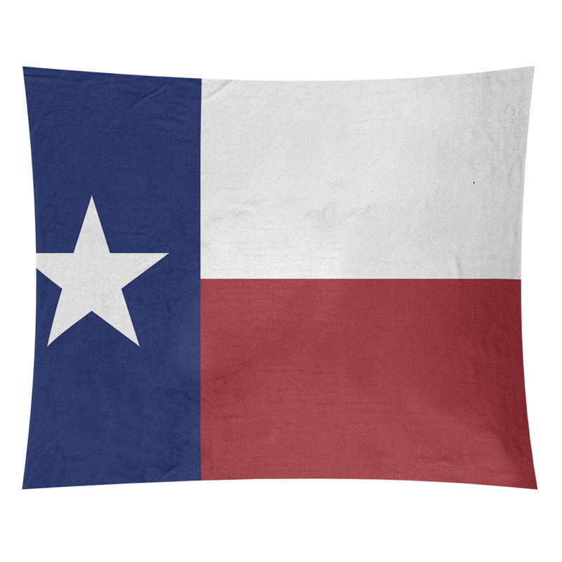 Tapisserie de texas flags Enrik, Intérieur, H 71 po x l 83,5 po