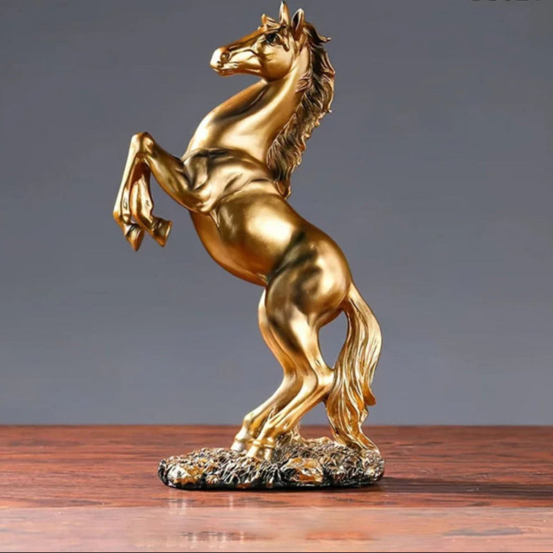 Modern Flying Horse Statue For Home Décor, Gold