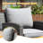 Patio Wicker Sofa Chairs with Cushions-1671886523
