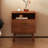 Drawer Nightstand In Dark Walnut-444070670
