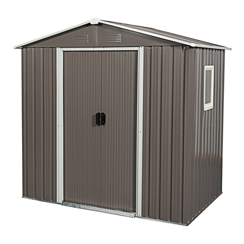 Remise de rangement extérieure 6 pi x 5 pi avec fenêtre
