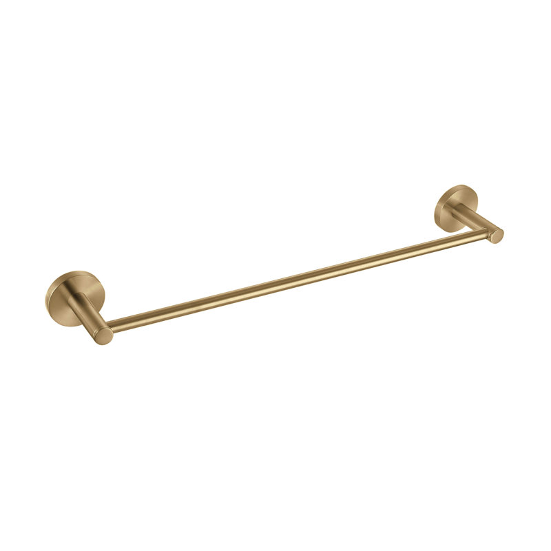 Barre à serviettes murale 24 po, H 2,13 po x l 24 po x P 2,88 po, Laiton brossé