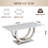 69.30 Inch Rectangular Dining Table (Not Including Chair)