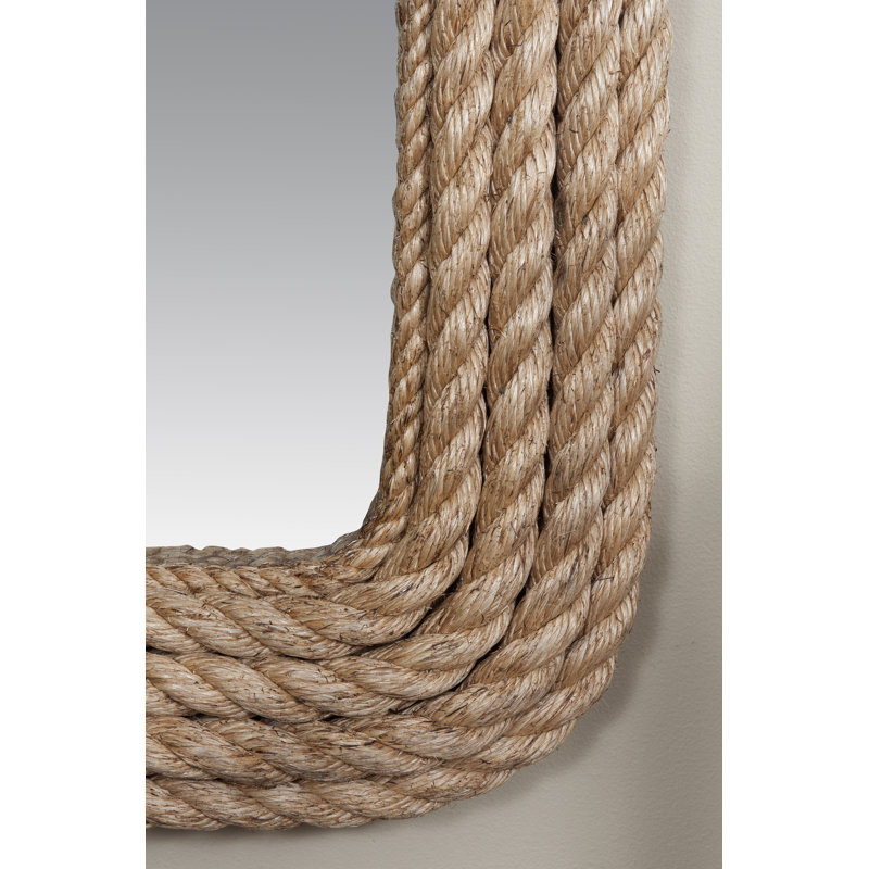 Teagan Rope Wall Mirror, Natural