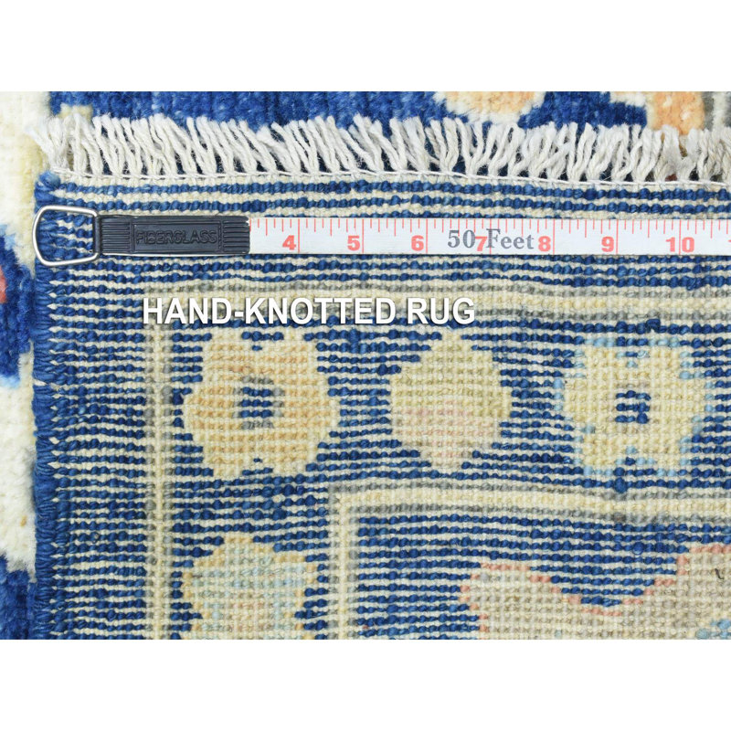 Tapis en laine noué à la main 9 po 2 po x 11 pi 5 po Oushak