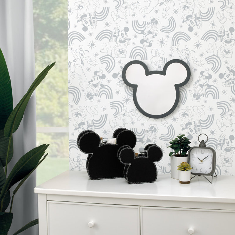 Ensemble de 2 paniers 100% polyester Nojo Disney MickeyMouse