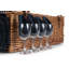 4 Person Tweed effect Fitted Picnic Hamper-1382697177