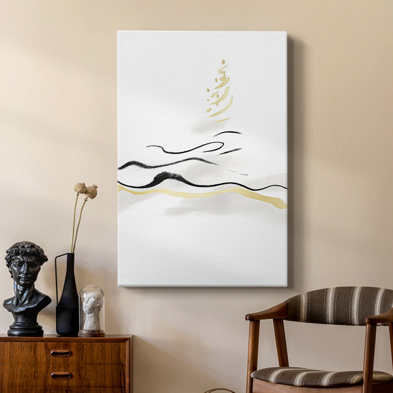 Art de Noël des Fêtes de Noël - galerie sur mesure Cavas, H 18 po x l 12 po