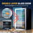 Newair 126 Can Freestanding Beverage Fridge in Stainless Steel with Adjustable Shelves