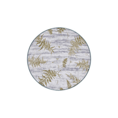 Machine Washable Blue Area Rug