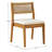 Barton 63" W Solid Wood Patio Dining Set with Stackable Chairs-1647878026