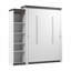 Grand lit escamotable Ailé avec étagère étroite (85 W)-55325651