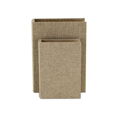 Aiyanna 2 Piece Fabric Book Box Set