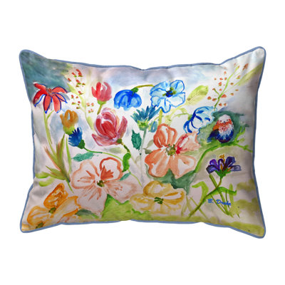 Colourful Flowers Indoor/Outdoor Pillow