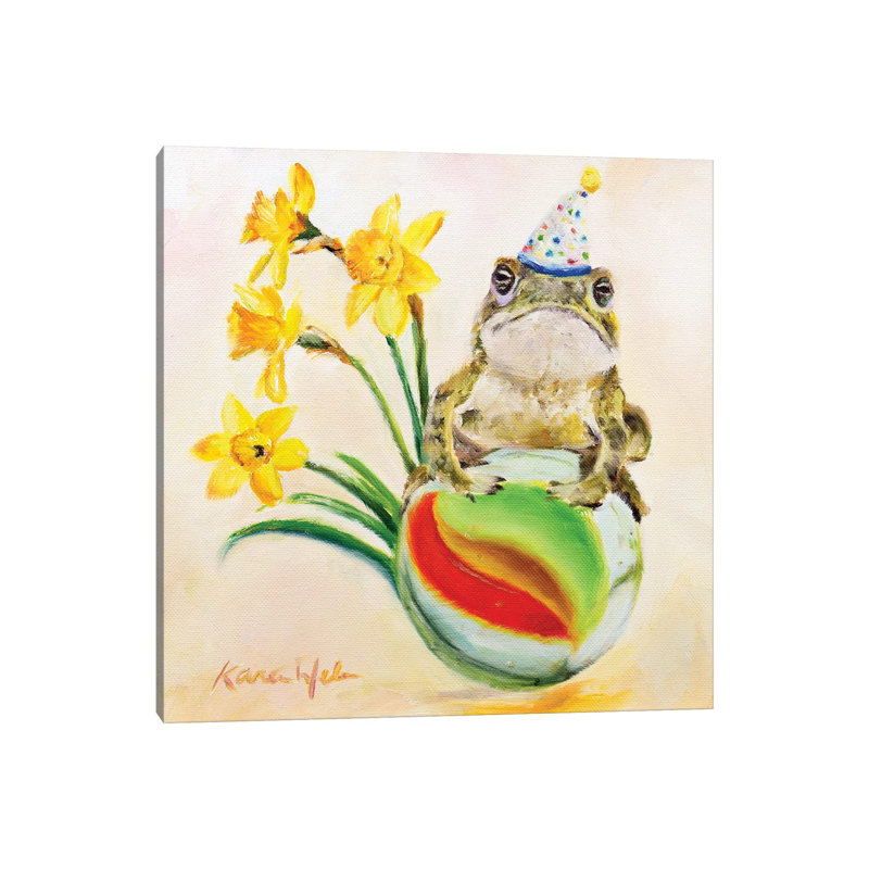All My Best To You by Karen Weber - Wrapped Canvas Painting, 30.48 cm H x 30.48 cm W