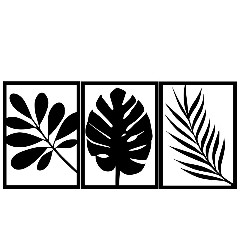 Ensemble de 3 décorations murales