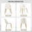 Modern Velvet Armless Side Dining Chairs-1480541484