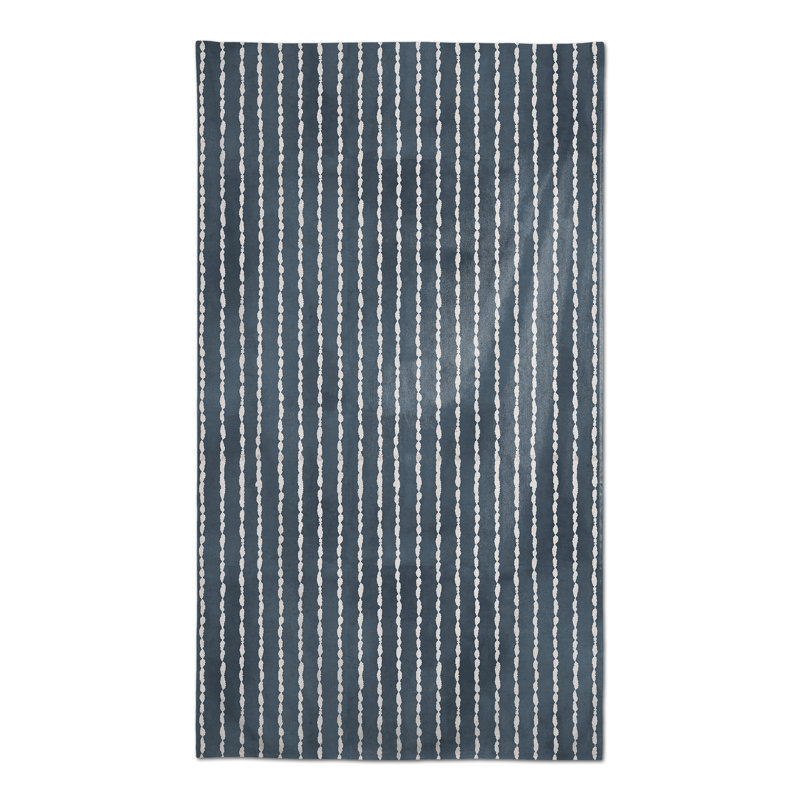 Ashunti Rectangular Striped Polyester Tablecloth