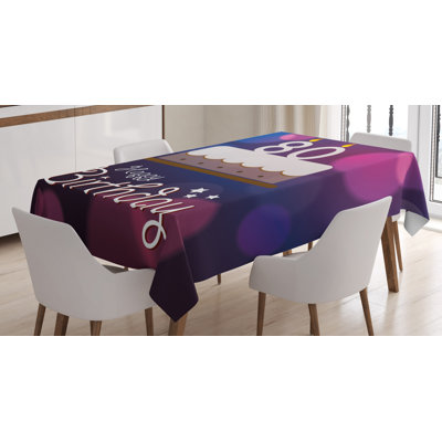 80Th Birthday Tablecloth