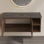 Meuble-lavabo mural de 122 cm (48 po) avec comptoir, fini noyer, en bois d'ingénierie, sans lavabo.-125086311-135381152