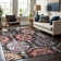 Chartier Brown/Red/Gray Indoor/Outdoor Rug