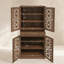 Armoire à 4 portes avec 1 tiroir, 4 tablettes réglables et conception anti-basculement pour un rangement et une sécurité accrus