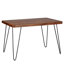 Leyva Sheesham Rectangular Wood Top Dining Table-19763861-19763862