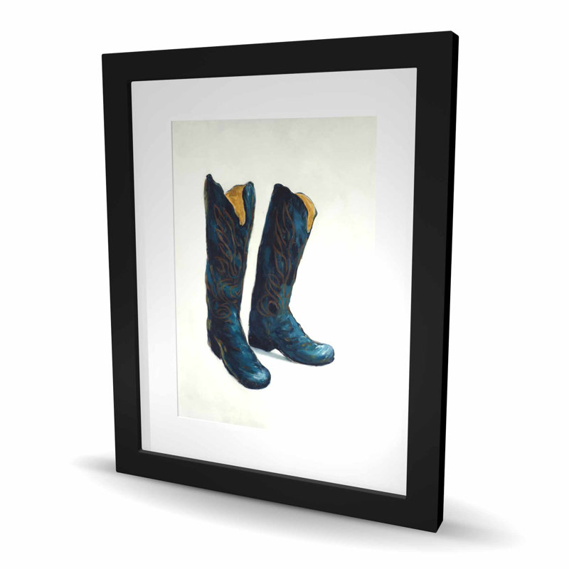 Bottes de cowboy en cuir - Imprimé nature morte pour homme