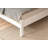Elegant Double Bedstead, White, 47.2 x 38.6 x 78.7 inches | 100% Lacquer Painted MDF, Traditional Solid Color Design | Perfect for Modern Bedrooms, Sturdy Construction & Timeless Aesthetic-379750083