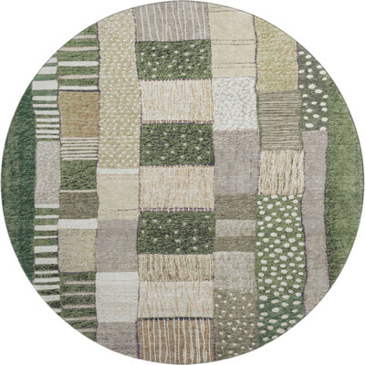 Premium Machine Washable Millbrook AMF1960 Geometric Rug