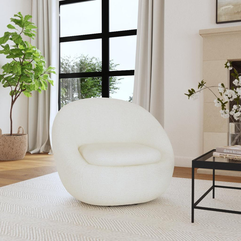 Fauteuil demi-tonneau pivotant Avamay