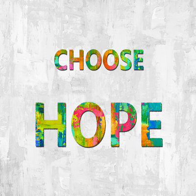 Choose Hope by Jamie MacDowell - Wrapped Canvas Print