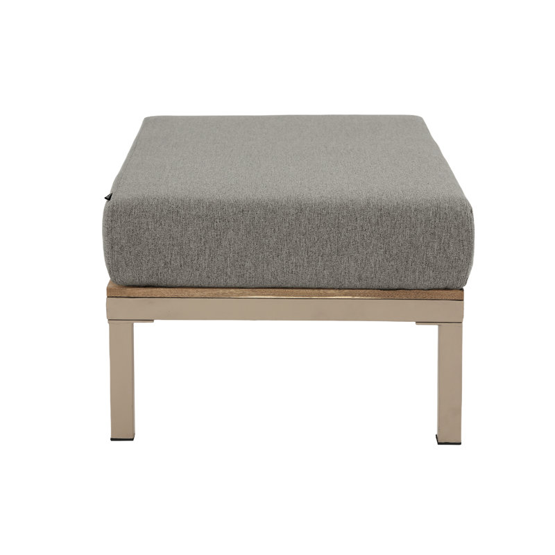 Table basse et repose-pieds convertible 2-en-1 Montelongo, CAFÉ GRIS FONCÉ