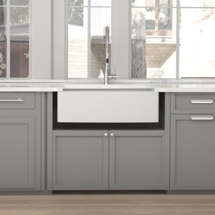 30'' L Single Bowl Ceramic Kitchen Sink