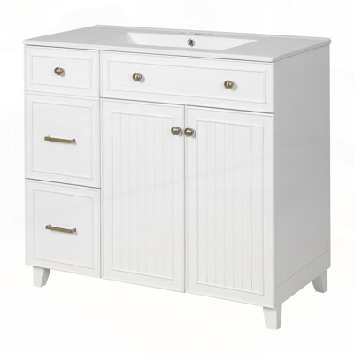 Modern Bathroom Vanity with Advanced Features for Enhanced Functionality