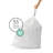 Simplehuman Code U Custom Fit Drawstring Trash Bags, 55 Liter / 14.5 Gallon, White, 60 Liners