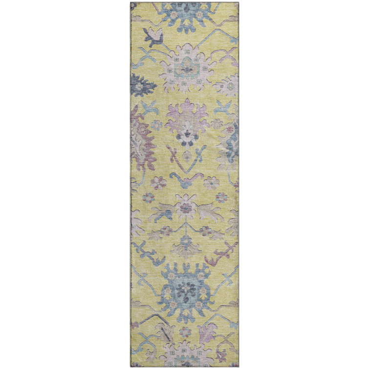 Premium Machine Washable Gurubaksh AMF1154 Global Rug