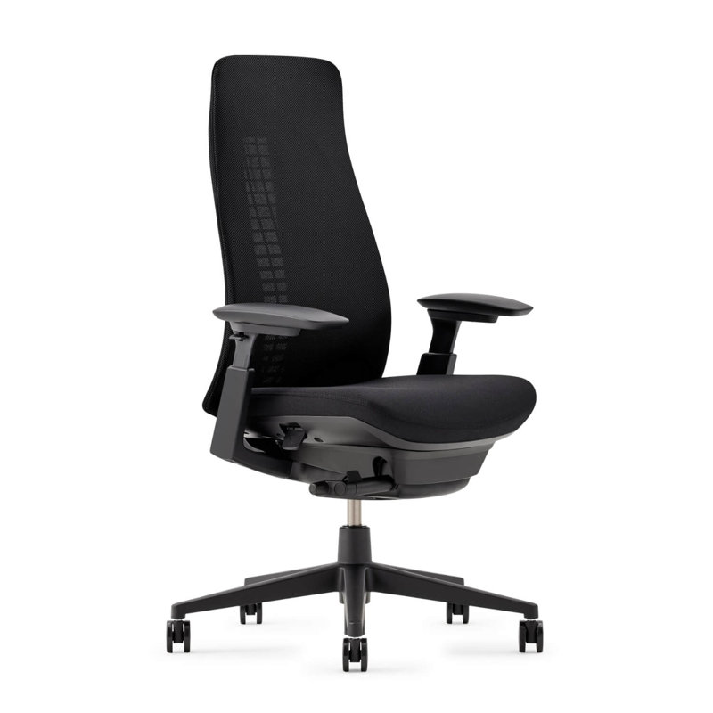 Haworth Fern Mesh Task Chair, Yes, Coal